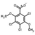 CAS#: 35282-83-8, 1,2,4-Trichloro-3,6-Dimethoxy-5-Nitrobenzene