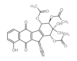 CAS#: 35303-08-3, [(1R,2S,3S,4S)-1,4-Diacetyloxy-5-Cyano-3,7-Dihydroxy-3-Methyl-6,11-Dioxo-2,4-Dihydro-1H-Benzo[h]Carbazol-2-Yl] Acetate