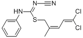 CAS#: 353254-67-8, 1-Cyano-2-(5,5-Dichloro-2-Methylpenta-2,4-Dienyl)-3-Phenylisothiourea