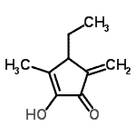 CAS#: 353475-95-3, 4-Ethyl-2-Hydroxy-3-Methyl-5-Methylene-2-Cyclopenten-1-One