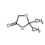 CAS#: 35350-46-0, 2,2-Dimethyl-1,3-Oxathiolan-5-One