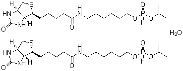 CAS#: 353754-93-5, 6-N-Biotinylaminohexyl Isopropyl Phosphorofluoridate, Hemihydrate