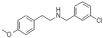 CAS 登录号：353773-94-1， N-(3-氯苄基)-2-(4-甲氧基苯基)乙胺