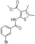 CAS#: 353781-69-8, Methyl 2-[(3-Bromobenzoyl)Amino]-4,5-Dimethyl-3-Thiophenecarboxylate