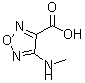CAS 登录号：354143-53-6， 4-(甲基氨基)-1,2,5-恶二唑-3-羧酸