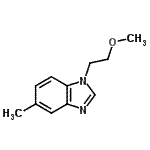 CAS#: 354148-91-7, 1-(2-Methoxyethyl)-5-Methyl-1H-Benzimidazole