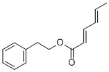 CAS#: 35416-42-3, 2-Phenylethyl (2E,4E)-Hexa-2,4-Dienoate
