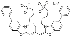 CAS#: 35501-76-9, 3,3'-Bis(4-Sulfobutyl)-5,5'-Diphenyl-9-Ethyloxacarbocyanine betaine Sodium Salt