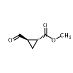 CAS#: 35501-84-9, Methyl (1R,2R)-2-Formylcyclopropanecarboxylate
