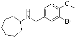 CAS 登录号：355382-81-9， N-(3-溴-4-甲氧基苄基)环庚胺