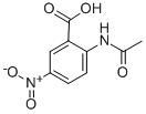 CAS 登录号：3558-18-7， 2-(乙酰氨基)-5-硝基苯甲酸