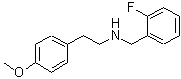 CAS 登录号：355814-88-9， N-(2-氟苄基)-2-(4-甲氧基苯基)乙胺