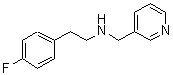 CAS 登录号：355816-18-1， 2-(4-氟苯基)-N-(3-吡啶基甲基)乙胺