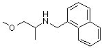 CAS#: 355816-73-8, (2-Methoxy-1-Methyl-Ethyl)-Naphthalen-1-Ylmethyl-Amine
