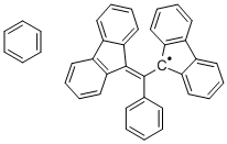 CAS 登录号：35585-94-5， 9-[芴-9-亚基(苯基)甲基]芴与苯络合物(1:1)