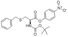 CAS 登录号：3560-17-6， N-[(1,1-二甲基乙氧基)羰基]-S-(苯基甲基)-L-半胱氨酸 4-硝基苯基酯