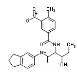 CAS#: 356054-66-5, N-(2,3-Dihydro-1H-Inden-5-Yl)-N<Sup>2</Sup>-(4-Methyl-3-Nitrobenzoyl)Isoleucinamide