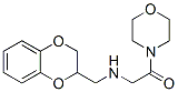 CAS 登录号：3562-90-1， 2-(2,3-二氢-1,4-苯并二氧杂环己-2-基甲基氨基)-1-吗啉-4-基乙酮