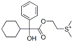 CAS 登录号：3569-58-2， 2-(2-环己基-2-羟基-2-苯基乙酰基)氧乙基-二甲基锍碘化物