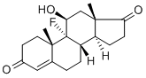 CAS#: 357-09-5, (8S,9R,10S,11S,13S)-9-Fluoro-11-Hydroxy-10,13-Dimethyl-1,2,6,7,8,11,12,14,15,16-Decahydrocyclopenta[a]Phenanthrene-3,17-Dione