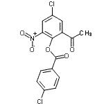 CAS#: 357166-50-8, 2-Acetyl-4-Chloro-6-Nitrophenyl 4-Chlorobenzoate