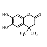 CAS#: 357187-41-8, 6,7-Dihydroxy-4,4-Dimethyl-2-Chromanone
