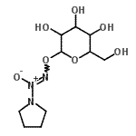 CAS#: 357192-78-0, 1-O-[(Z)-2-Oxido-2-(1-pyrrolidinyl)-2lambda<sup>5</sup>-diazen-1-yl]hexopyranose