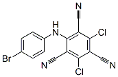 CAS#: 35727-96-9, 2-[(4-Bromophenyl)Amino]-4,6-Dichlorobenzene-1,3,5-Tricarbonitrile