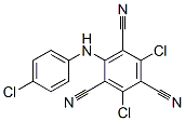 CAS#: 35728-00-8, 2,4-Dichloro-6-[(4-Chlorophenyl)Amino]Benzene-1,3,5-Tricarbonitrile
