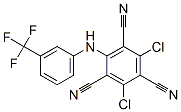 CAS#: 35728-02-0, 2,4-Dichloro-6-[[3-(Trifluoromethyl)Phenyl]Amino]Benzene-1,3,5-Tricarbonitrile