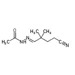CAS#: 357295-15-9, N'-[(1E)-4-Cyano-2,2-Dimethylbutylidene]Acetohydrazide