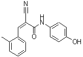 CAS#: 357315-51-6, (2Z)-2-Cyano-N-(4-Hydroxyphenyl)-3-(2-Methylphenyl)Acrylamide