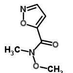 CAS 登录号：357405-29-9， N-甲氧基-N-甲基-1,2-恶唑-5-甲酰胺