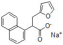 CAS 登录号：3576-31-6， 3-(呋喃-2-基)-2-萘-1-基丙酸钠