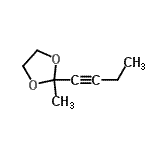 CAS#: 35792-10-0, 2-(1-Butyn-1-Yl)-2-Methyl-1,3-Dioxolane