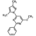 CAS#: 357960-86-2, 4-(3,5-Dimethyl-1H-Pyrazol-1-Yl)-6-Methoxy-2-Phenylpyrimidine