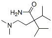 CAS 登录号:3582-38-5, 2-(2-二甲基氨基乙基)-3-甲基-2-丙-2-基丁酰胺