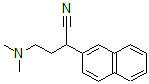 CAS 登录号：3582-41-0， 4-二甲基氨基-2-萘-2-基丁腈