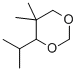 CAS#: 3583-00-4, 5,5-Dimethyl-4-(1-Methylethyl)-1,3-Dioxane