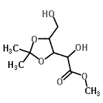 CAS 登录号：359437-02-8， 甲基3,4-O-异亚丙基戊酮酸酯