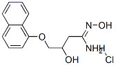 CAS#: 35991-93-6, [N-Hydroxy-C-(2-Hydroxy-3-Naphthalen-1-Yloxypropyl)Carbonimidoyl]Azanium Chloride
