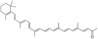 CAS#: 3604-90-8, (3E,5E,7E,9E,11E,13E,15E,17E,19E)-5,9,14,18-Tetramethyl-20-(2,6,6-Trimethyl-1-Cyclohexenyl)Icosa-3,5,7,9,11,13,15,17,19-Nonaen-2-One
