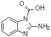 CAS 登录号：36128-67-3， 2-氨基-1H-苯并咪唑-1-羧酸