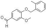 CAS#: 361465-12-5, 3-Methoxy-4-[(2-Methylbenzyl)Oxy]Benzaldehyde