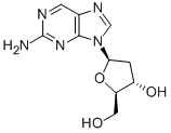 CAS#: 3616-24-8, 2-Amino-9-(beta-D-2-Deoxyribofuranosyl)Purine