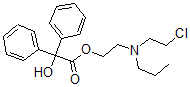 CAS 登录号:36167-80-3, 2-(2-氯乙基-丙基氨基)乙基2-羟基-2,2-二(苯基)乙酸酯