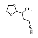 CAS#: 3619-42-9, 4-(1,3-Dioxolan-2-Yl)Pentanenitrile