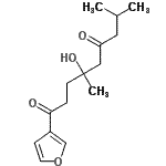 CAS 登录号：36203-88-0， 1-(3-呋喃基)-4-羟基-4,8-二甲基-1,6-壬烷二酮