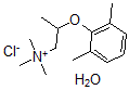 CAS 登录号：363-42-8， 2-(2,6-二甲基苯氧基)丙基-三甲基铵氯化物水合物