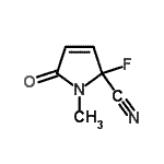 CAS#: 363152-95-8, 2-Fluoro-1-Methyl-5-Oxo-2,5-Dihydro-1H-Pyrrole-2-Carbonitrile